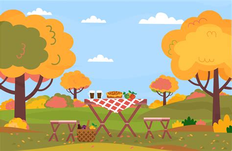 fall picnic clipart|fall picnic art.